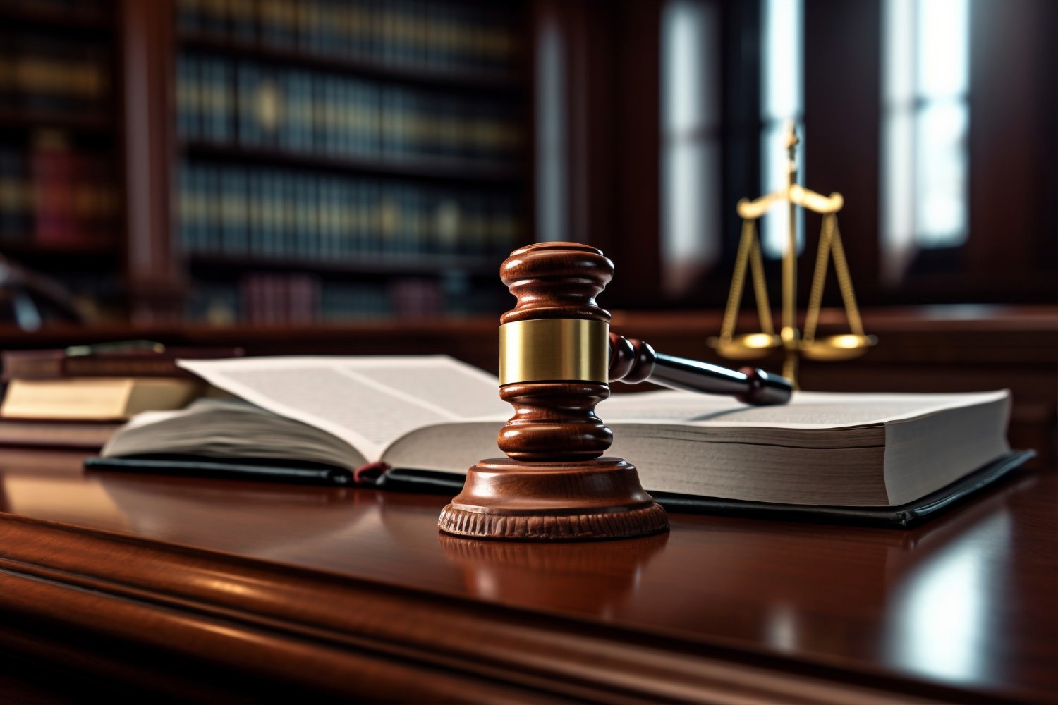 Courthouse columns representing legal proceedings handled by Lionsgate Law Group APC