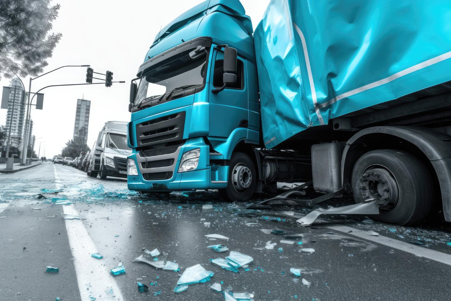 Truck accident claim handled by a Sherman Oaks personal injury attorney