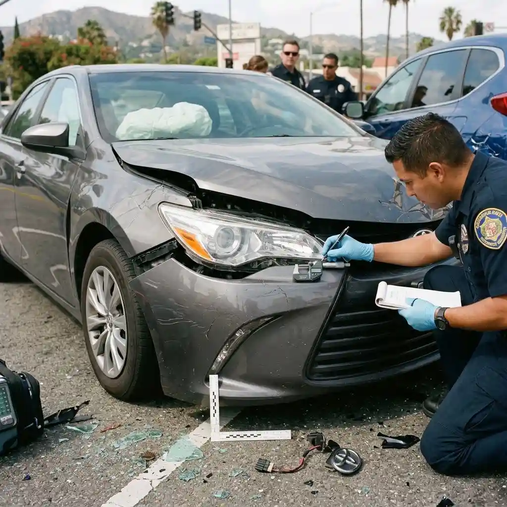 Property damage after a Sherman Oaks car accident